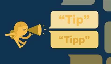 tipping deutsch.